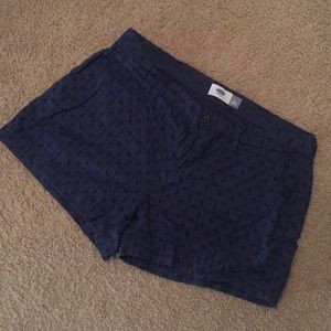 Navy Eyelet Old Navy Shorts
